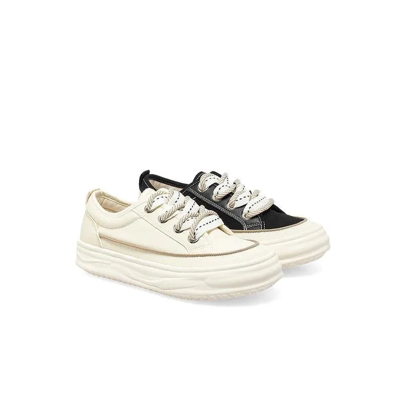 Front Lace-up Sports Casual Canvas Shoes