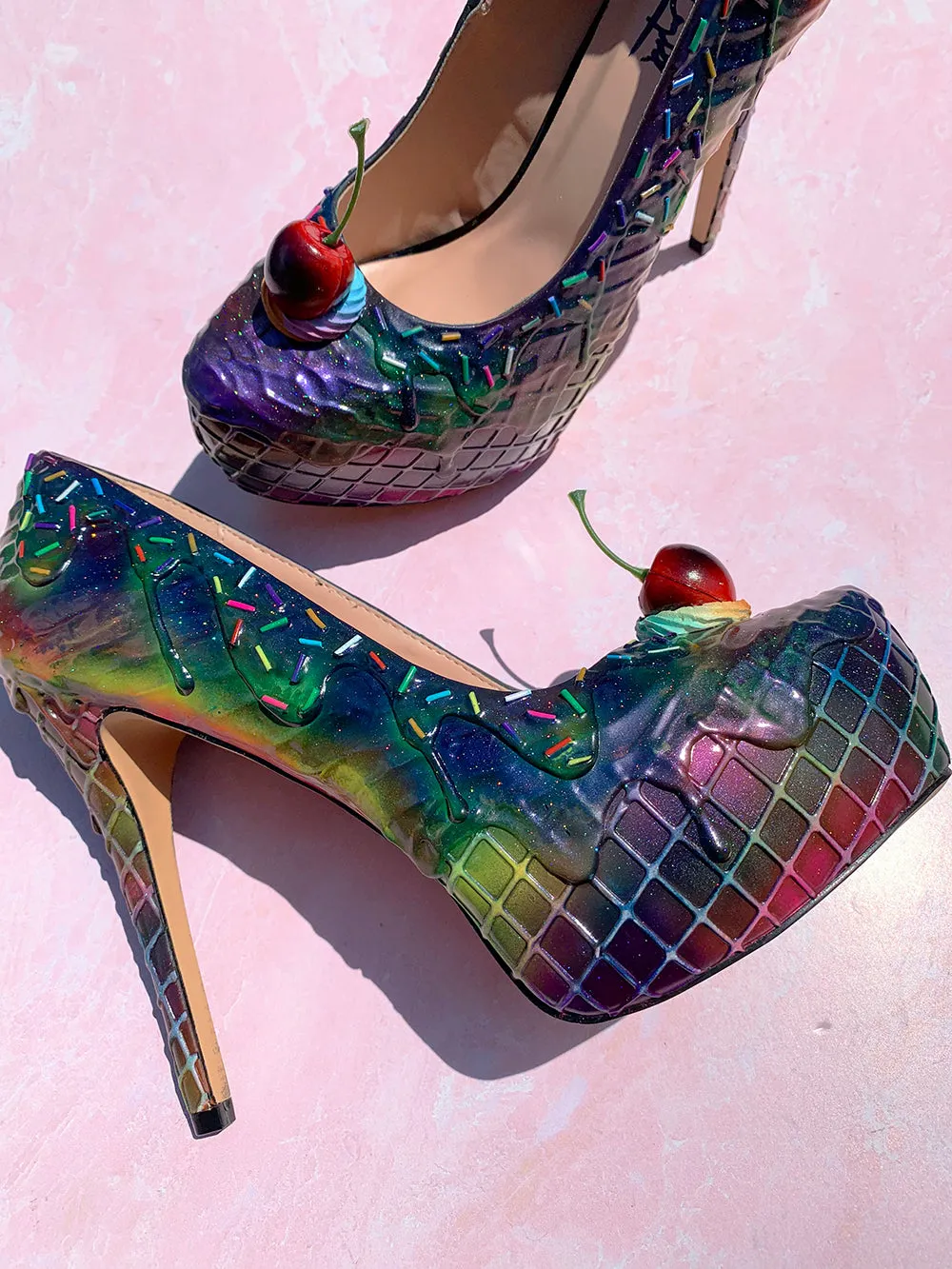 Galaxy Ice Cream Heels