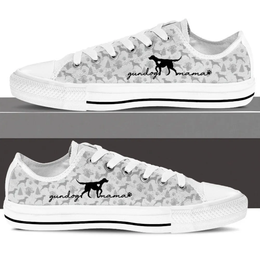 Game-Changing Gundog Low Top Shoes Unleash Your Style & Performance, Dog Printed Shoes, Canvas Shoes For Men, Women