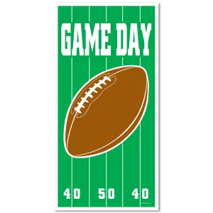 Game Day Football Plastic Door Cover 76cm x 1.5m