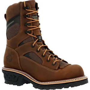 Georgia Mens LTX Logger WP CT Crazy Horse Leather Work Boots