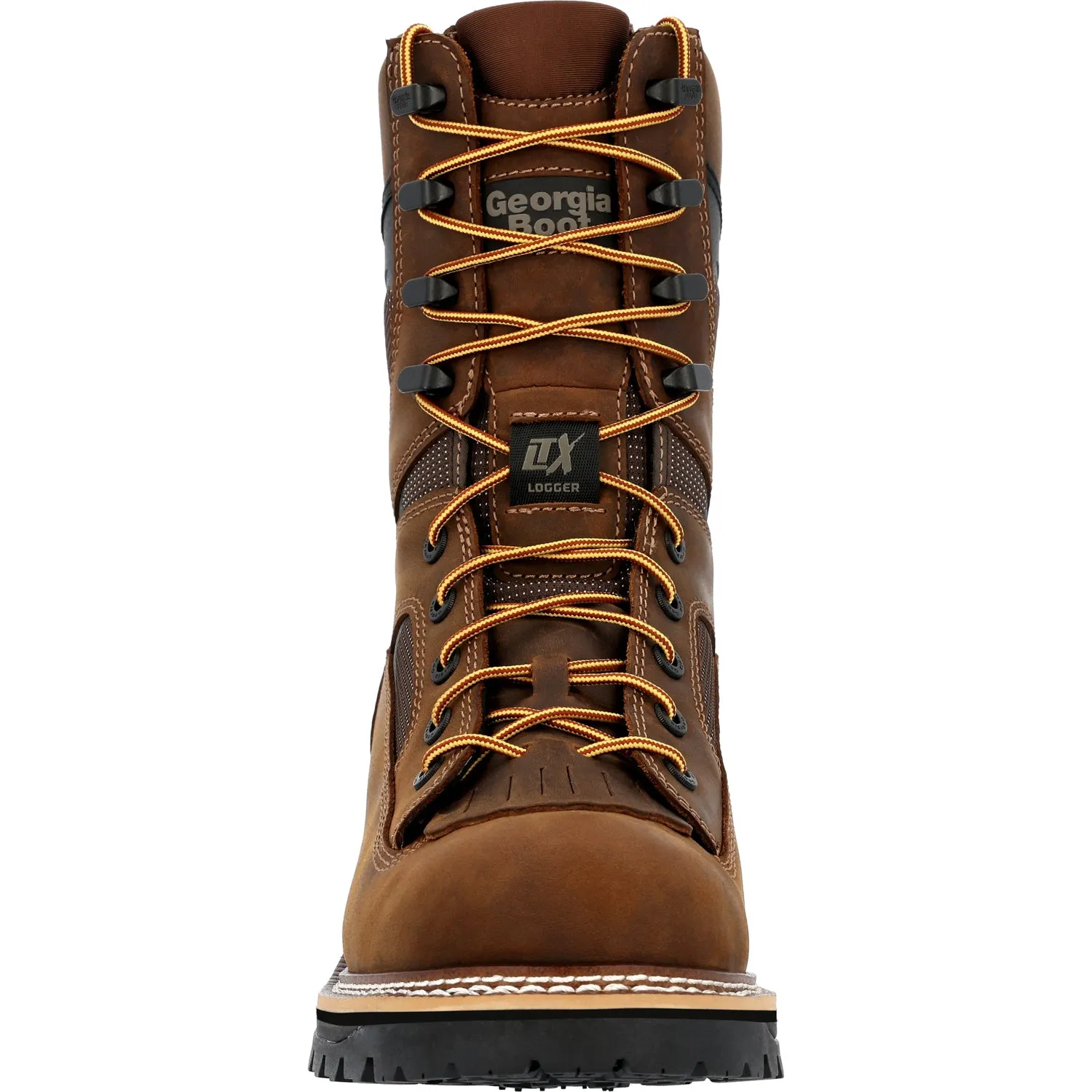 Georgia Mens LTX Logger WP CT Crazy Horse Leather Work Boots