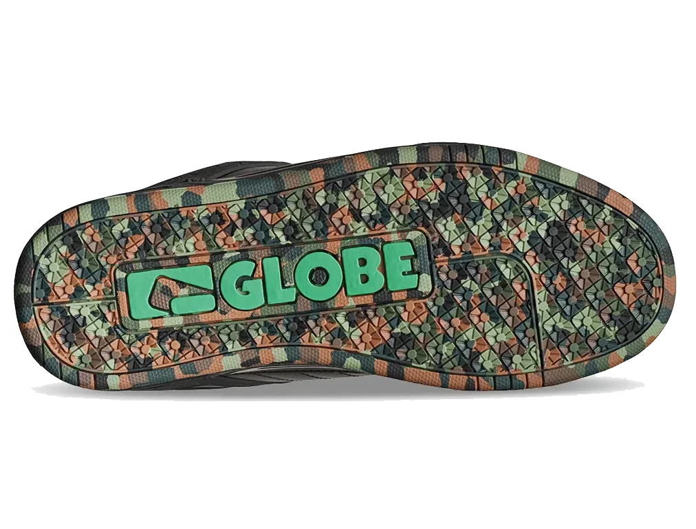 Globe Tilt Shoe, Black Green Mosaic