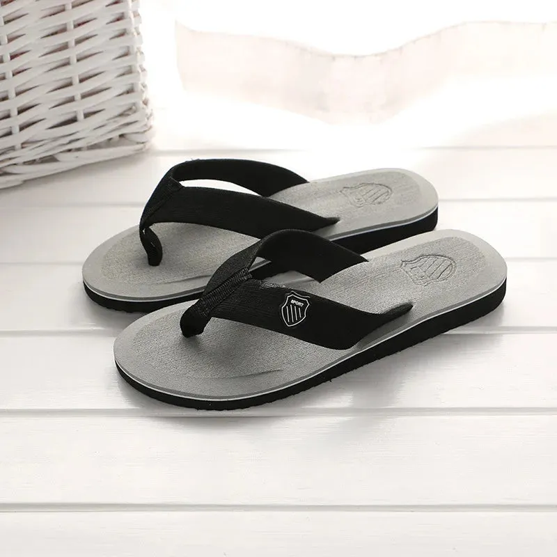 High Quality Summer Men's Slippers Flip Flop Beach \ Anti-slip Casual Shoes