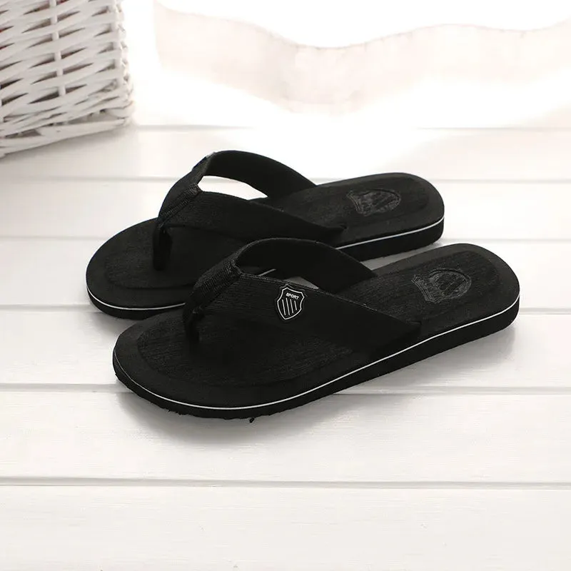 High Quality Summer Men's Slippers Flip Flop Beach \ Anti-slip Casual Shoes