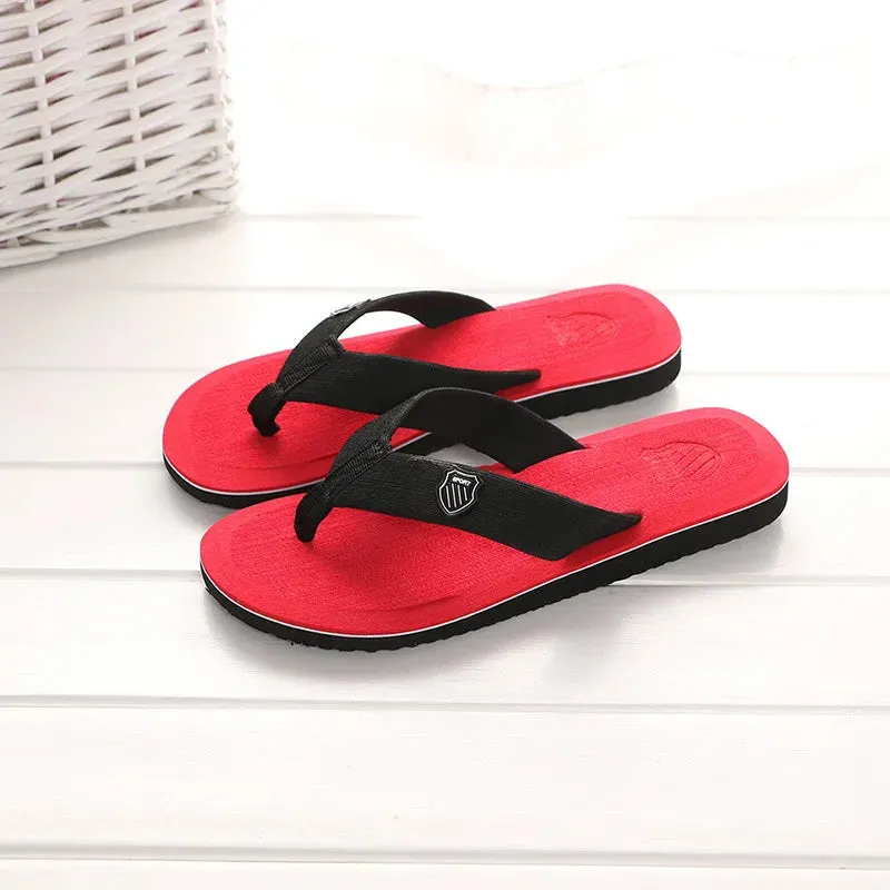 High Quality Summer Men's Slippers Flip Flop Beach \ Anti-slip Casual Shoes