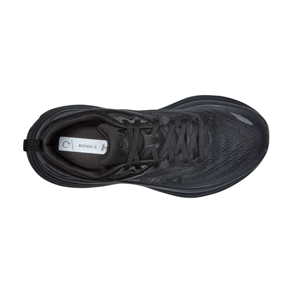 HOKA Women's Bondi 8 Wide Black/Black