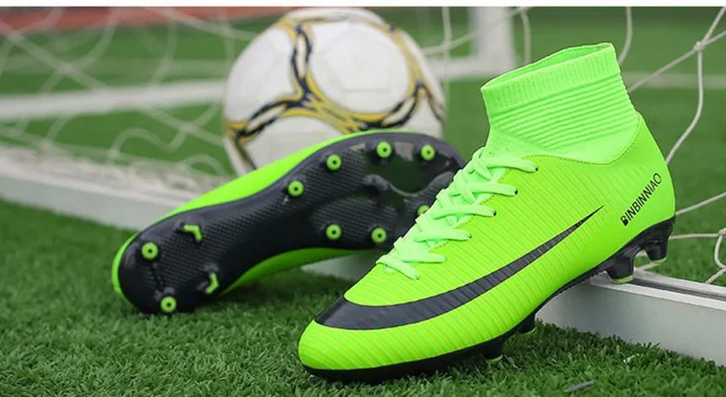 Indoor Outdoor Soccer Shoes for Men Women Football Shoes Kids Training Sneakers Spikes Soccer Cleats Futsal Football Boots