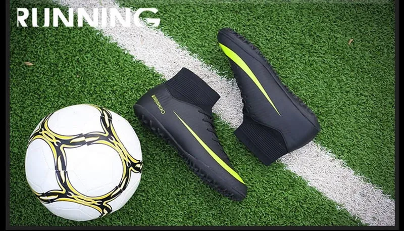 Indoor Outdoor Soccer Shoes for Men Women Football Shoes Kids Training Sneakers Spikes Soccer Cleats Futsal Football Boots