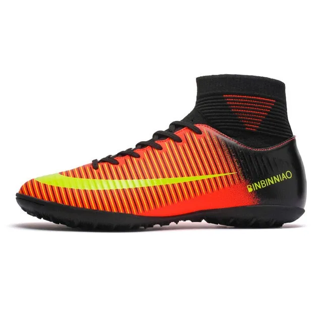 Indoor Outdoor Soccer Shoes for Men Women Football Shoes Kids Training Sneakers Spikes Soccer Cleats Futsal Football Boots