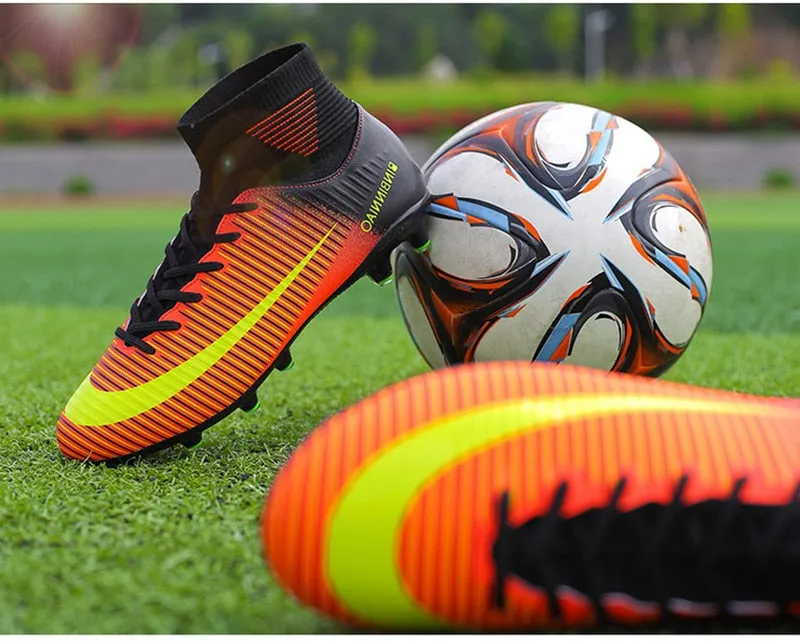 Indoor Outdoor Soccer Shoes for Men Women Football Shoes Kids Training Sneakers Spikes Soccer Cleats Futsal Football Boots