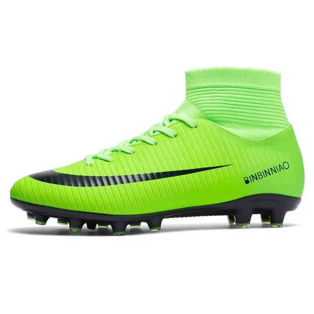 Indoor Outdoor Soccer Shoes for Men Women Football Shoes Kids Training Sneakers Spikes Soccer Cleats Futsal Football Boots