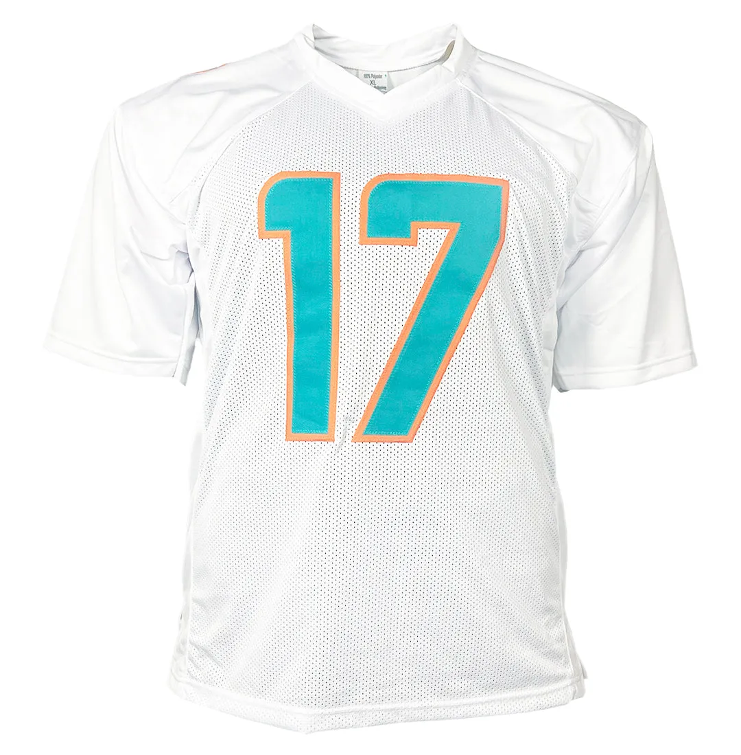 Jaylen Waddle Signed Miami White Football Jersey (JSA)