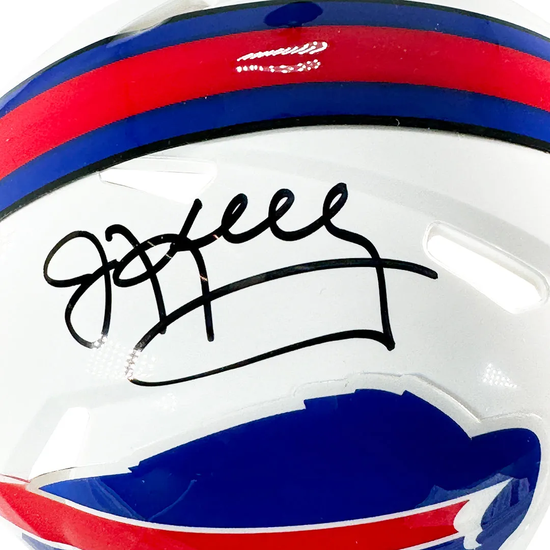 Jim Kelly Signed Buffalo Bills Speed Mini Football Helmet (Beckett)