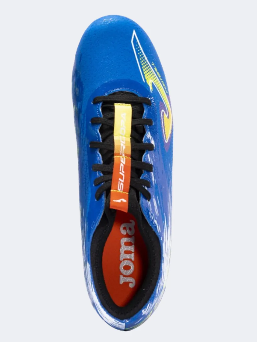 Joma Supercopa  Men Football Shoes Blue/Yellow/White