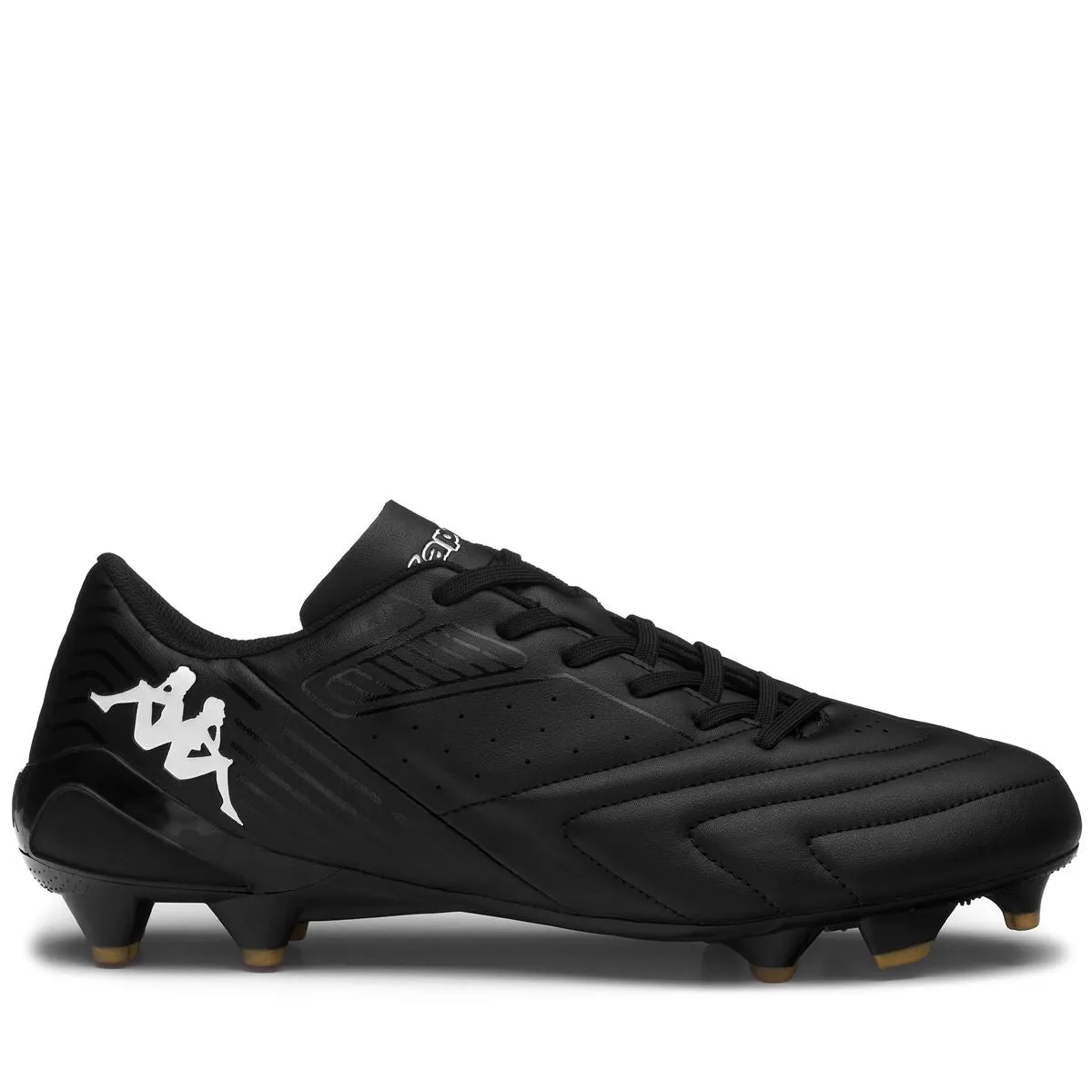 Kappa Player Base FG Boots- Black/White/Gold