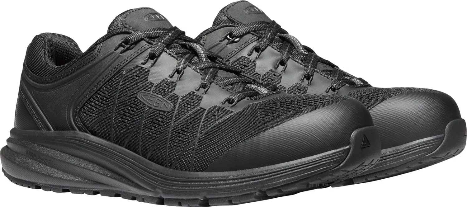 Keen Utility Mens Vista Energy Black/Raven Mesh Work Shoes