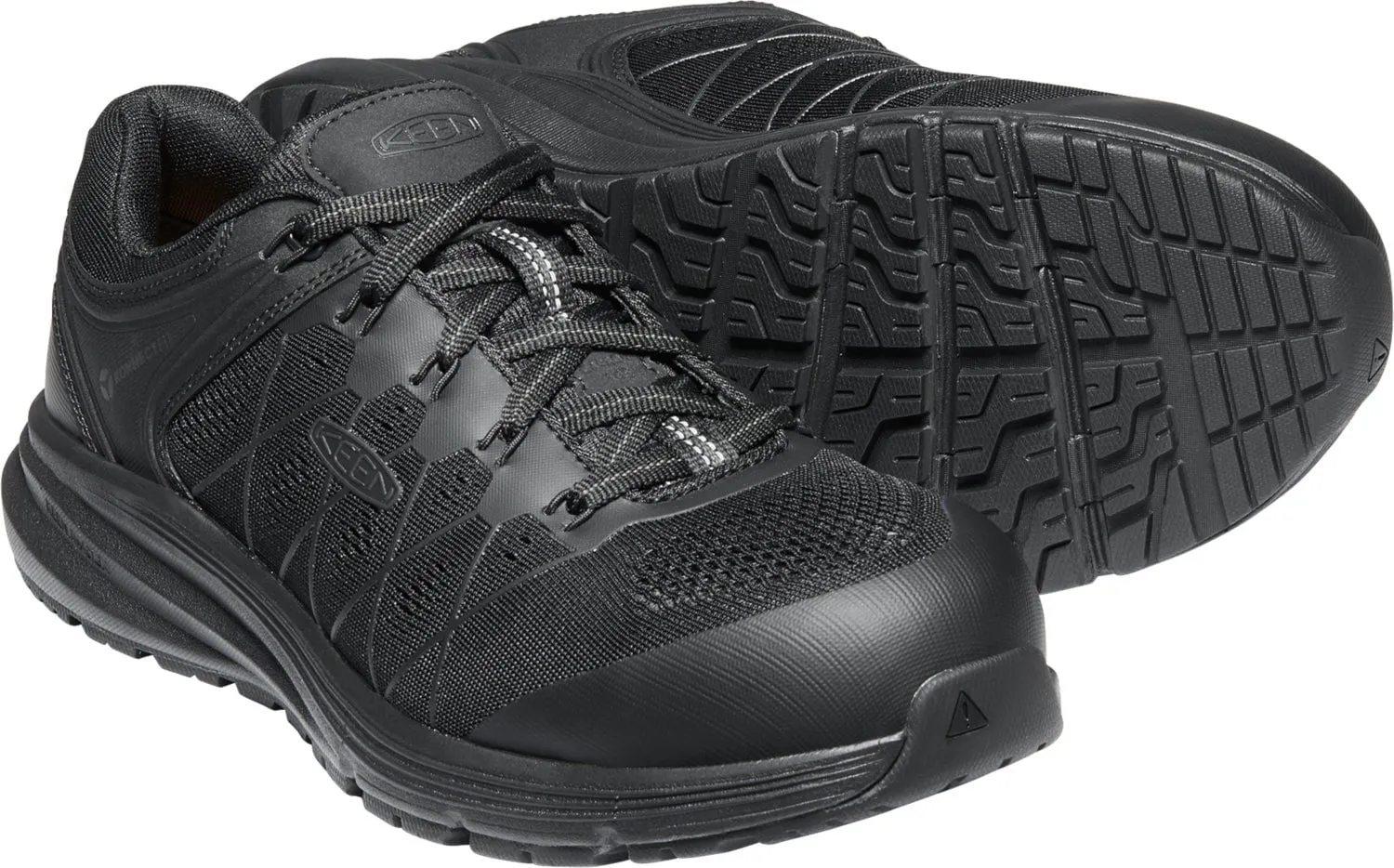 Keen Utility Mens Vista Energy Black/Raven Mesh Work Shoes