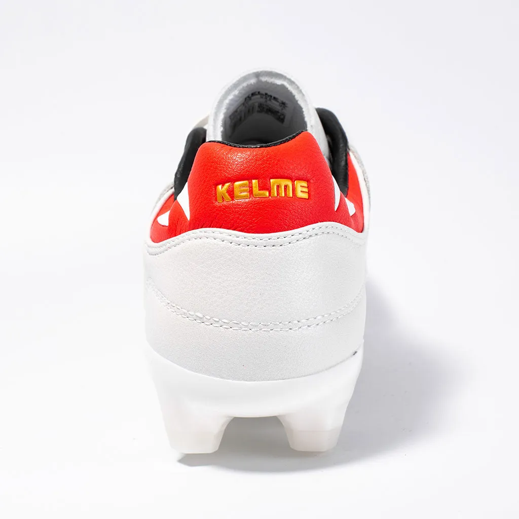 KELME Michel Football Boot - White/Red