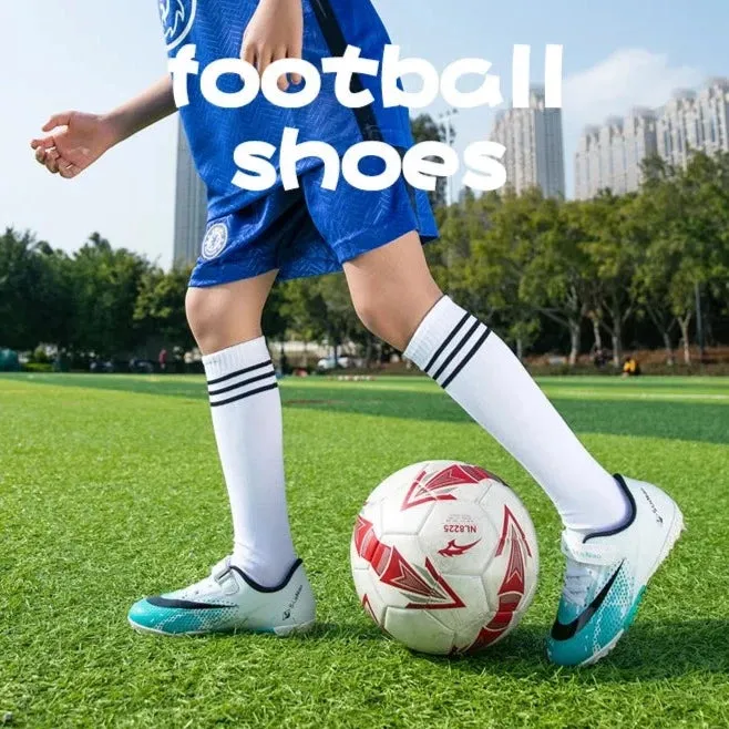 Kids Youth Soccer Cleats/Football Training Turf Shoes