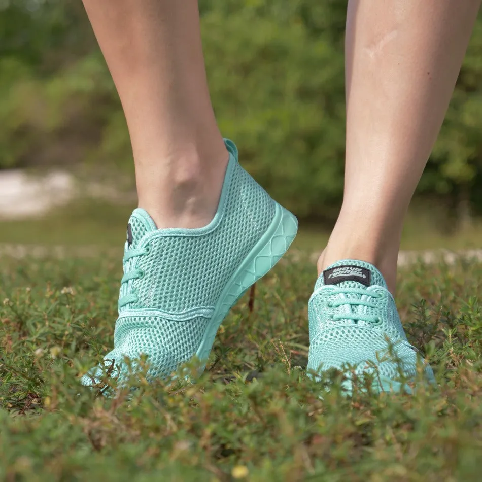 Ladies Aqua Sneaker Turquoise