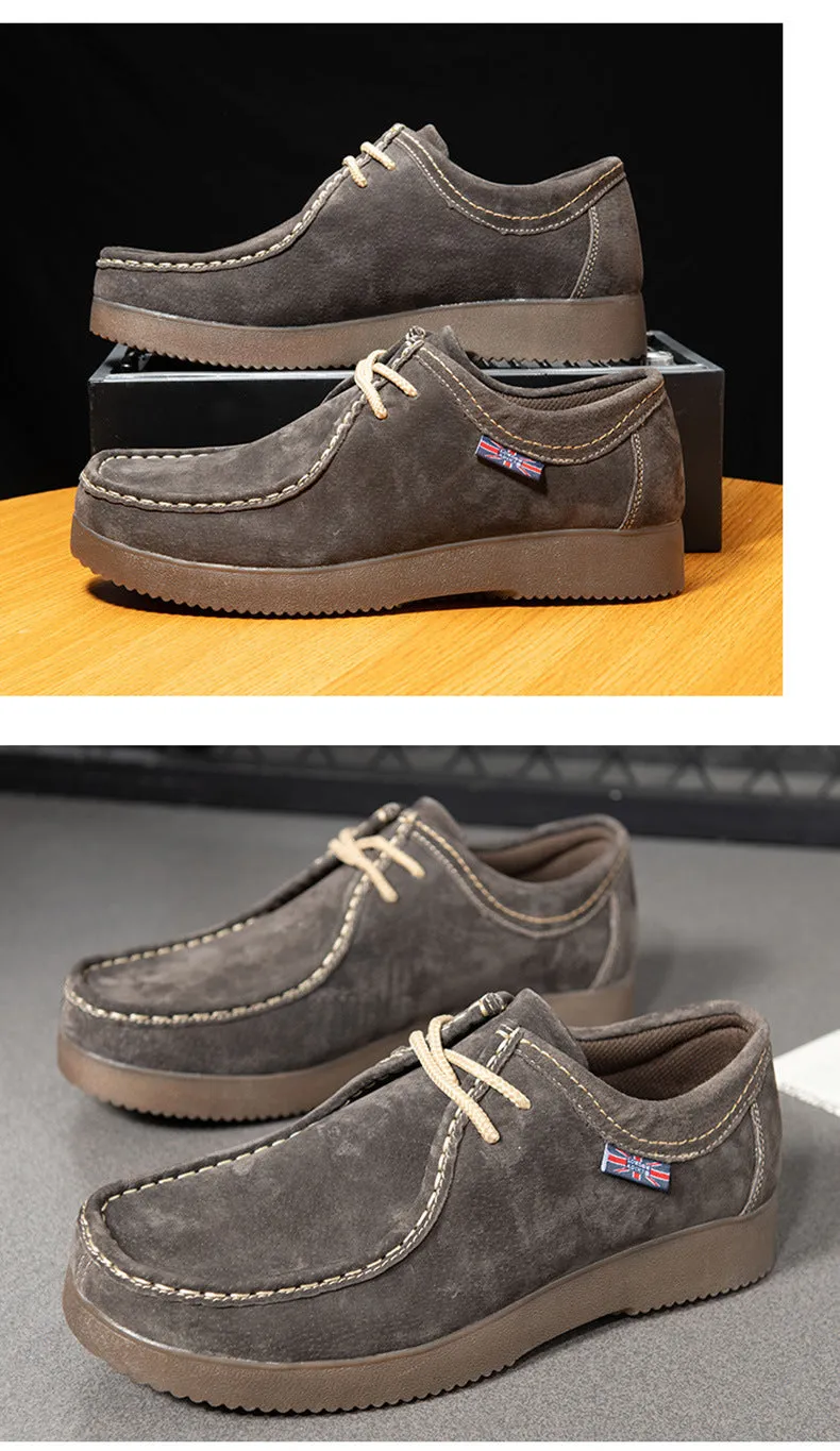 Leather Sneakers Men New Casual