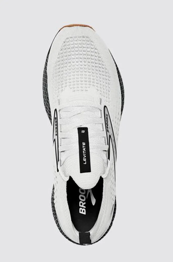 Levitate StealthFit in White Black by Brooks