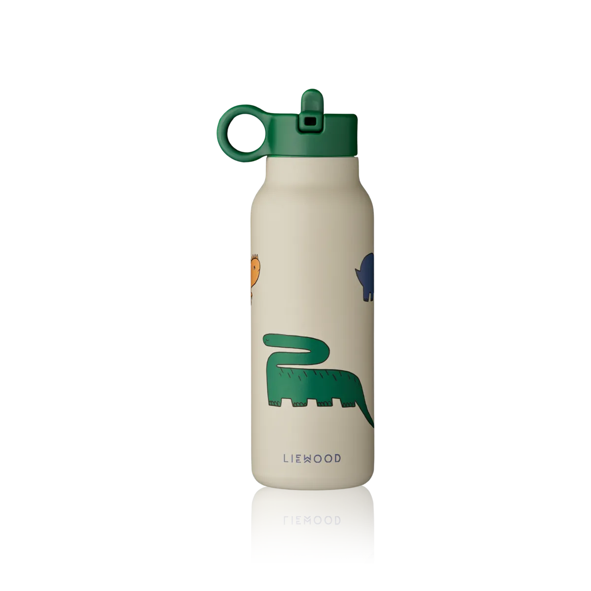 Liewood Falk Drinking Bottle 350 ml | Dinosaurs /Fog