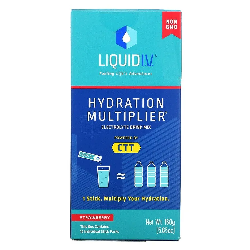 Liquid IV Hydration Multiplier, 10-Stick Pack