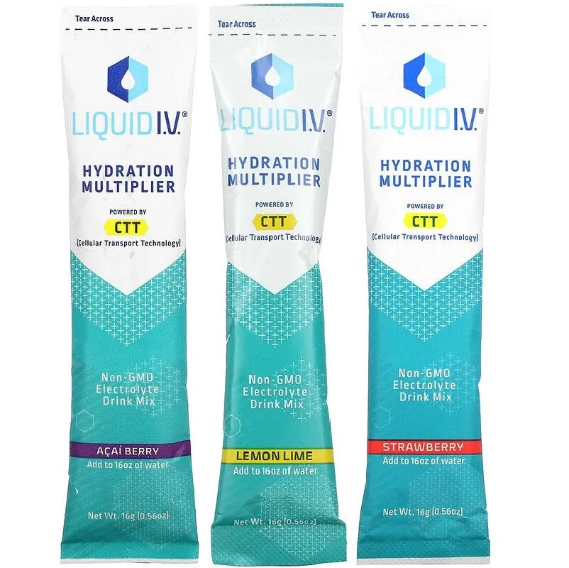 Liquid IV Hydration Multiplier, 3-Stick Pack