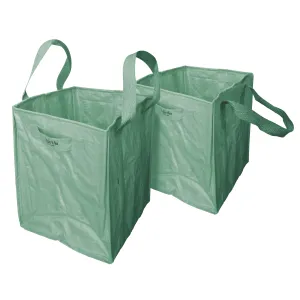 Martha Stewart MTS-MLB2-MGN 2-Pk. 20-In x 20-In x 24-In Garden Reusable Leaf Bag, Mint