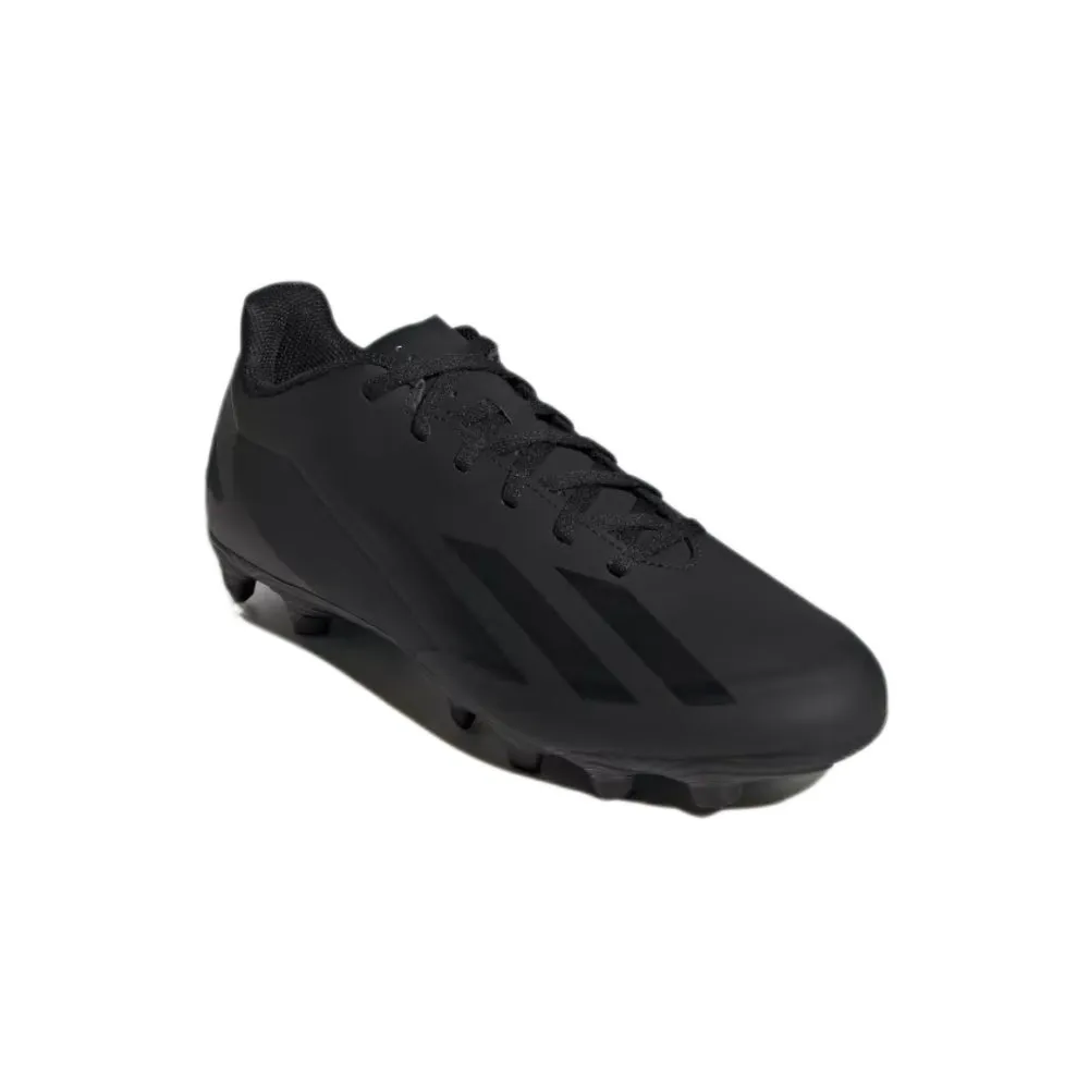 Men's X Crazyfast.4 Flexible Ground Football Shoe (Core Black/Core Black/Core Black)