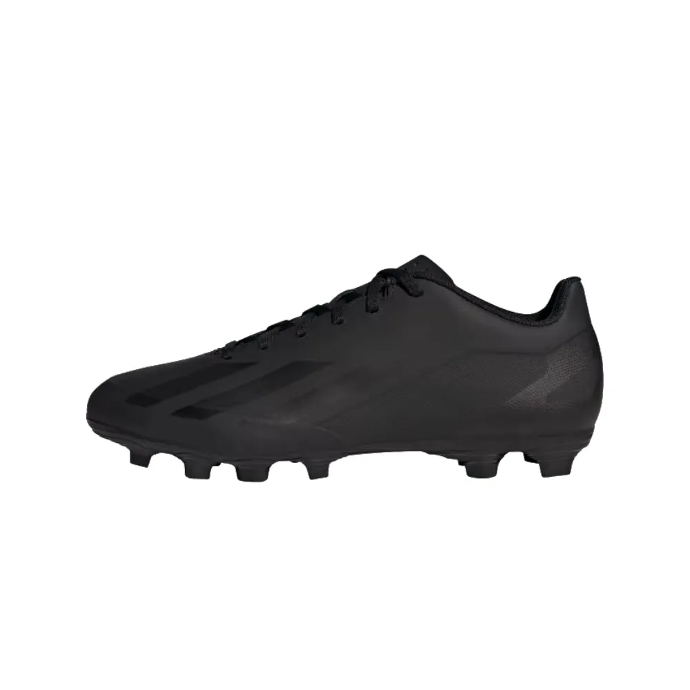 Men's X Crazyfast.4 Flexible Ground Football Shoe (Core Black/Core Black/Core Black)