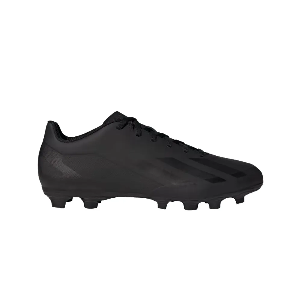 Men's X Crazyfast.4 Flexible Ground Football Shoe (Core Black/Core Black/Core Black)