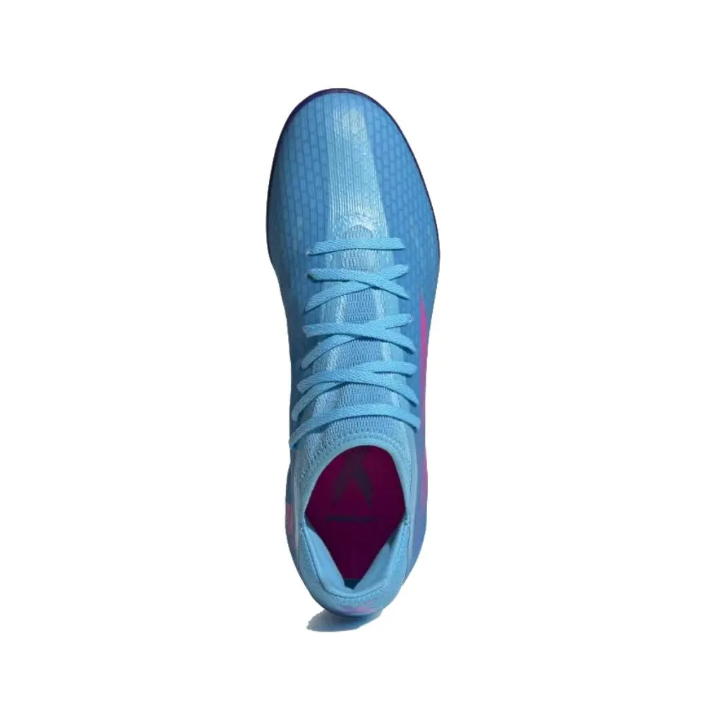 Men's X Speedflow.3 Turf Football Shoe (Sky Rush/Team Shock Pink/Cloud White)