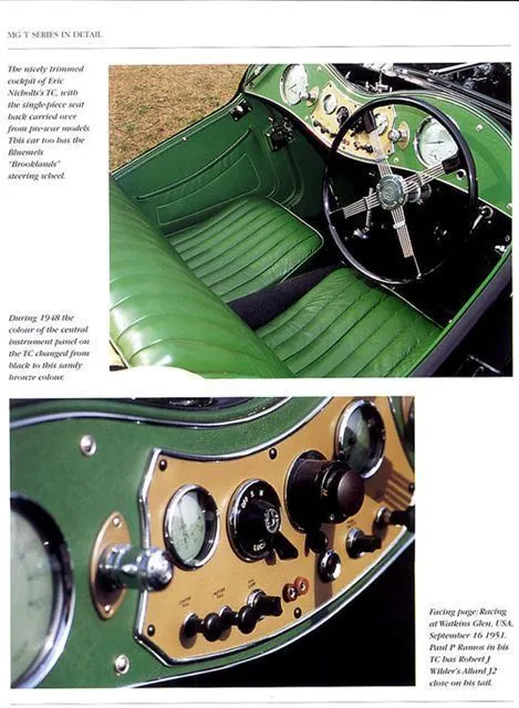 MG T Series In Detail: TA-TF 1935-55 (In Detail)