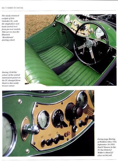 MG T Series In Detail: TA-TF 1935-55 (In Detail)