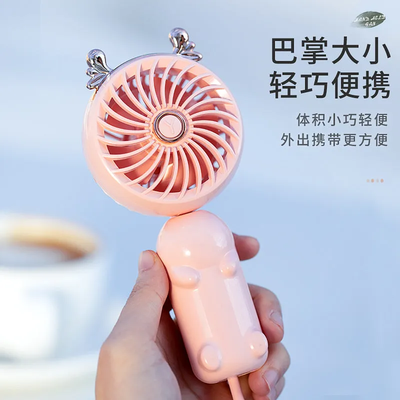 Mini Handheld Foldable fan , Cute Cat Shape