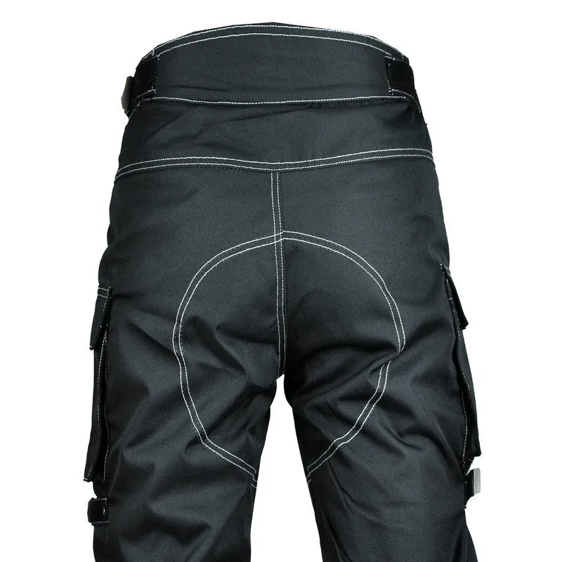 Motorcycle Riding Pants with Reflective Tape, Adjustable Size, Waterproof