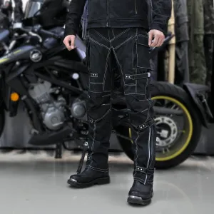 Motorcycle Riding Pants with Reflective Tape, Adjustable Size, Waterproof