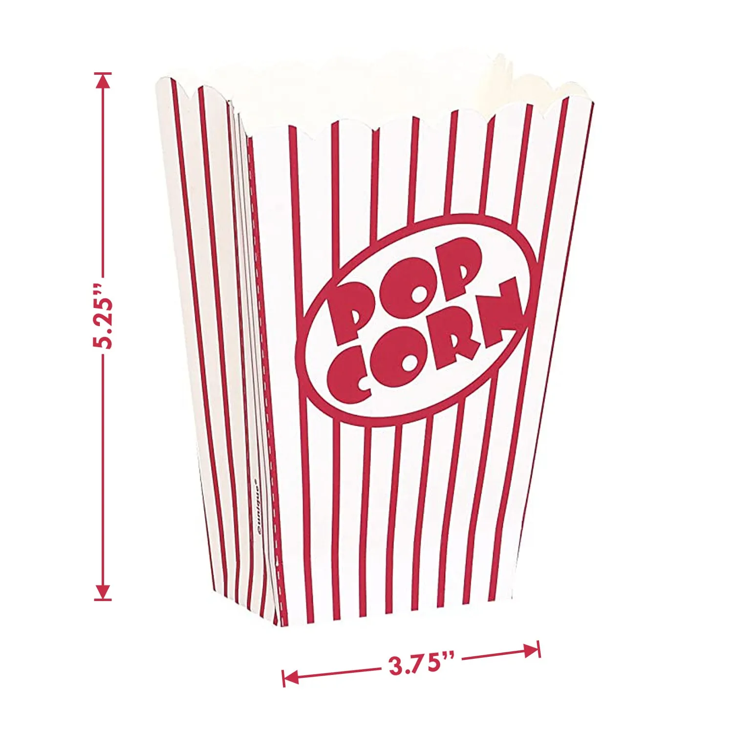 Movie Night Party Supplies - Popcorn Party Snack Container Favor Boxes (Serves 16)