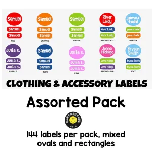 Namedrops Clothing & Accessory Labels - Mixed Pack