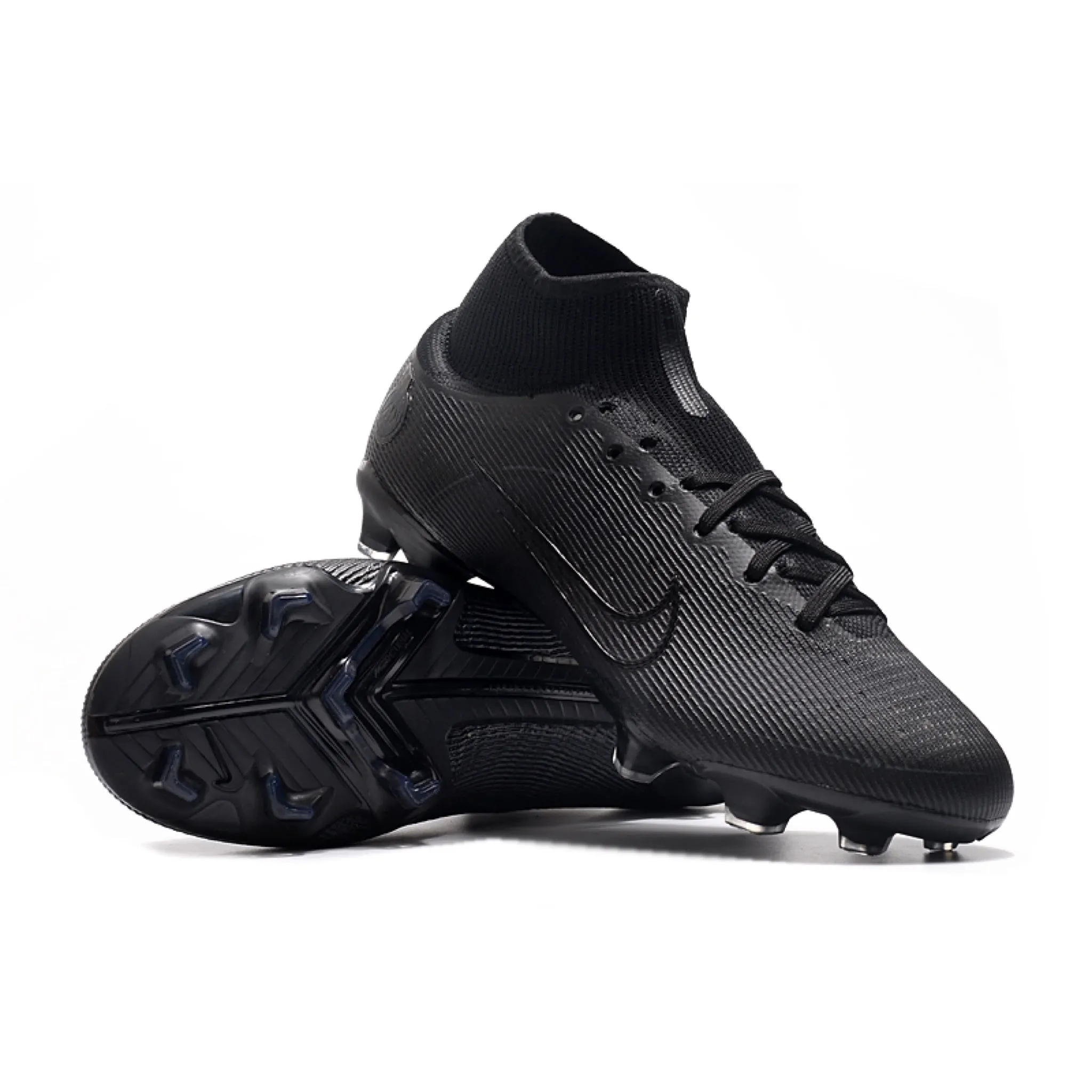 Nike Assassin 14th generation high-top full-knit waterproof FG football shoes