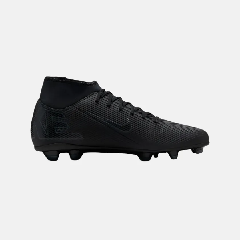 Nike Mercurial Superfly 10 Club MG High-Top Men's Football Shoes -Black/Deep Jungle/Black