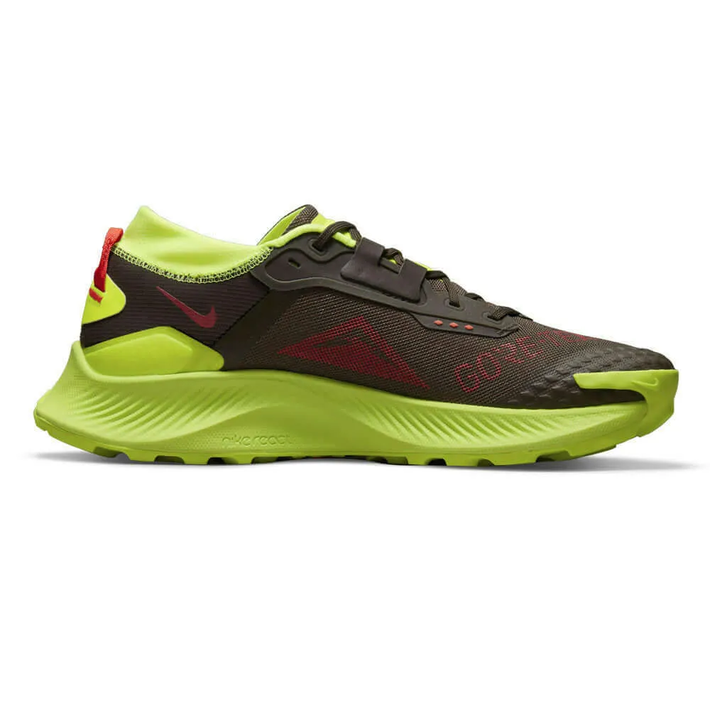 Nike Pegasus Trail 3 Gore Tex Trail Running Trainers - Brown / Volt