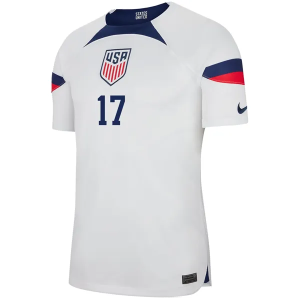 Nike United States Authentic Match Jordan Pefok Home Jersey 22/23 (White/Loyal Blue)