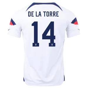 Nike United States Luca De La Torre Home Jersey 22/23 (White/Loyal Blue)