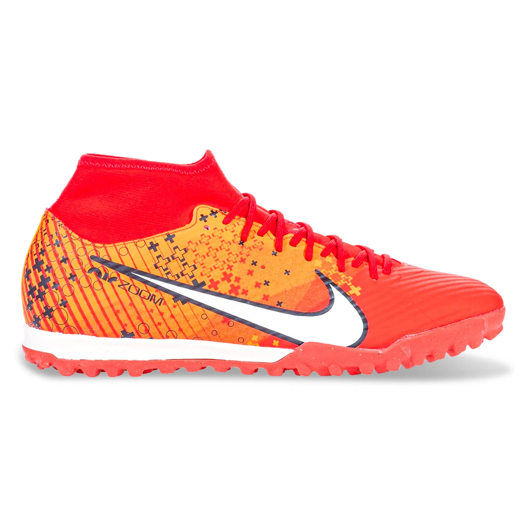 Nike Zoom Superfly 9 Academy MDS Turf Soccer Shoes (Light Crimson/Pale Ivory)