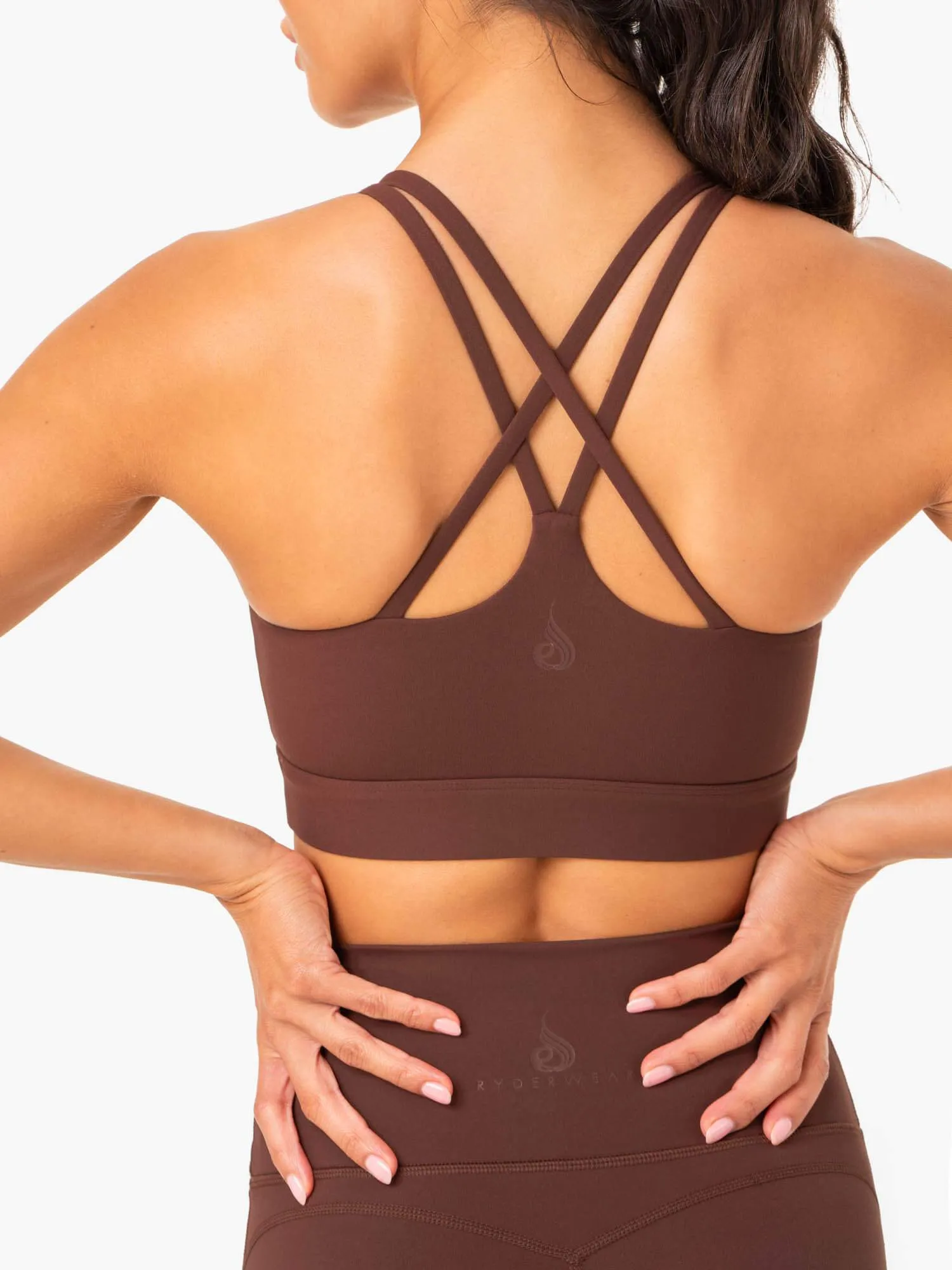 NKD Align Sports Bra - Chocolate