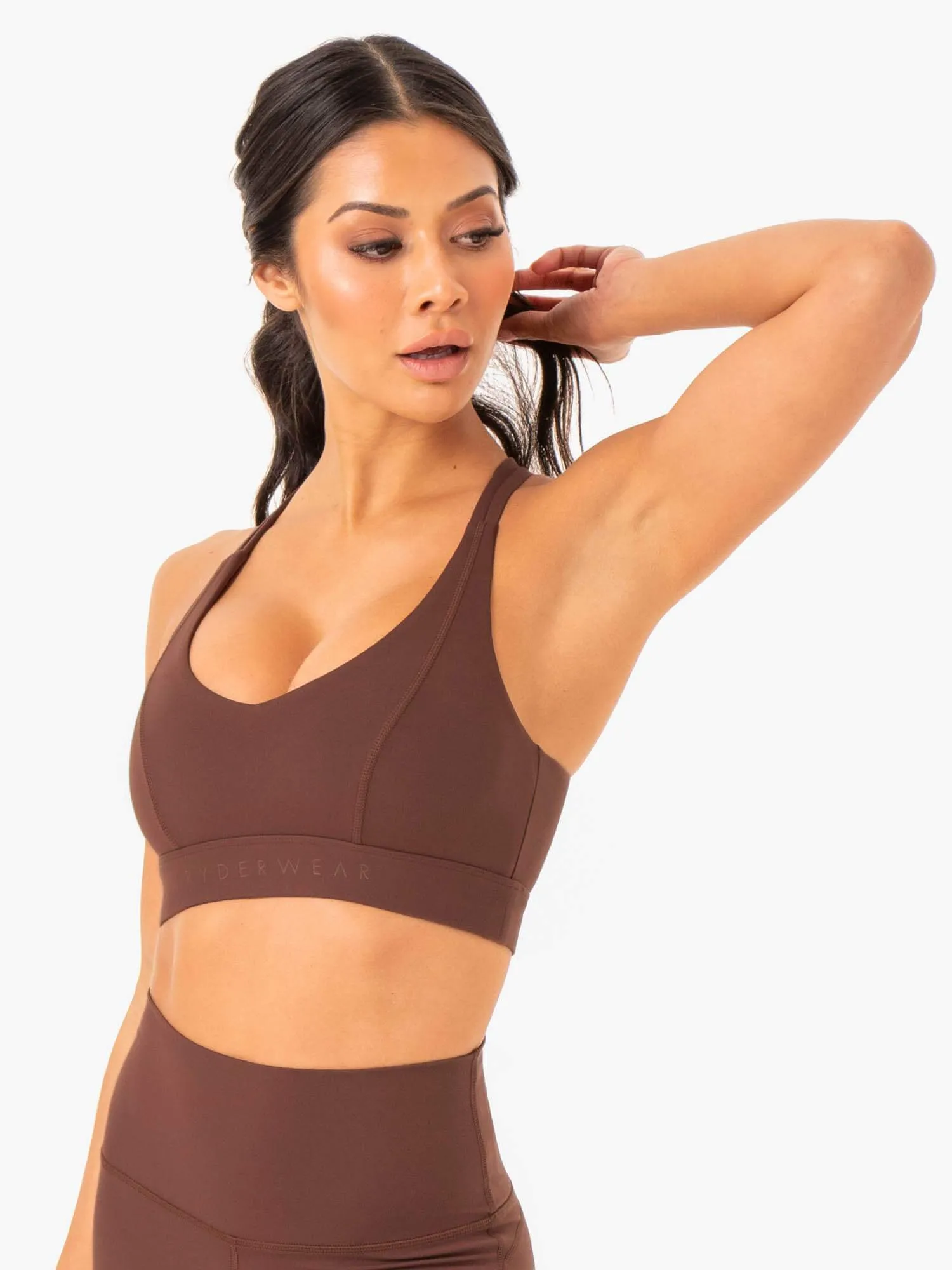 NKD Align Sports Bra - Chocolate